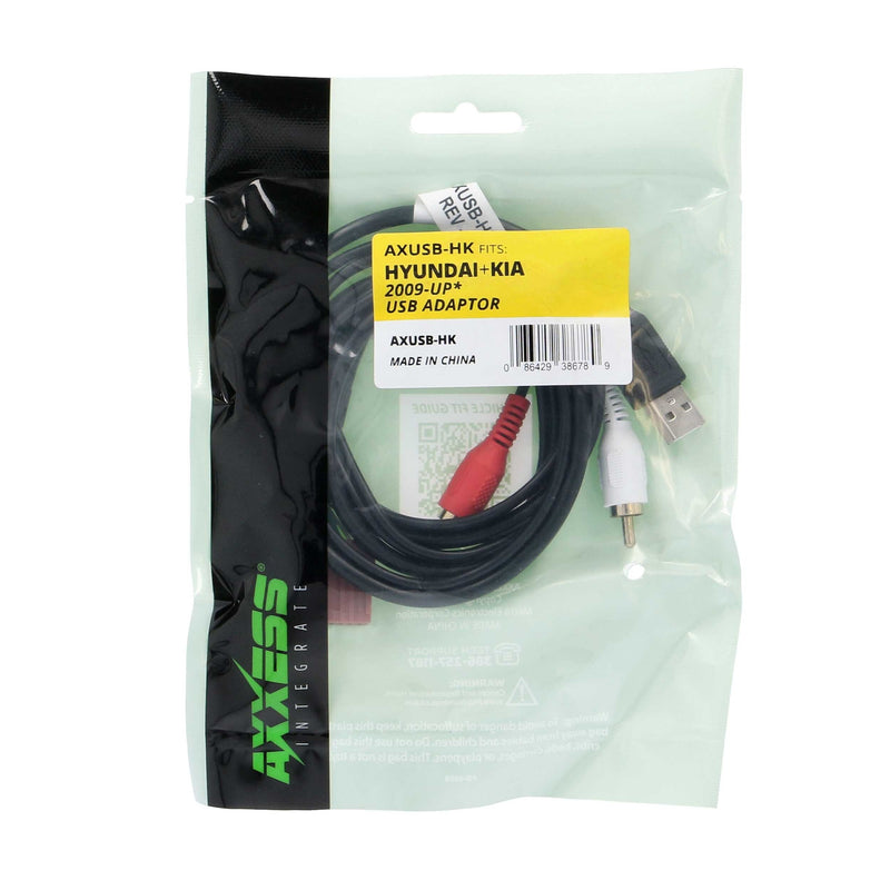 Axxess AXUSB-HK USB Adapter Harness to Retain the OE USB in select Hyundai/Kia 2008-2017