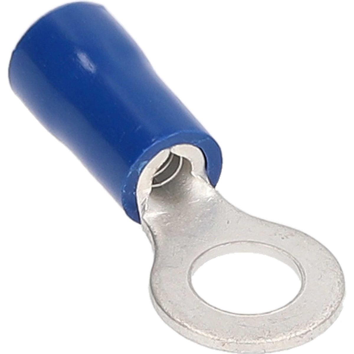 100-Pack Blue Male & Female Spade Quick Disconnect Terminals - 16-14 Gauge, 0.187" - Wire Connectors