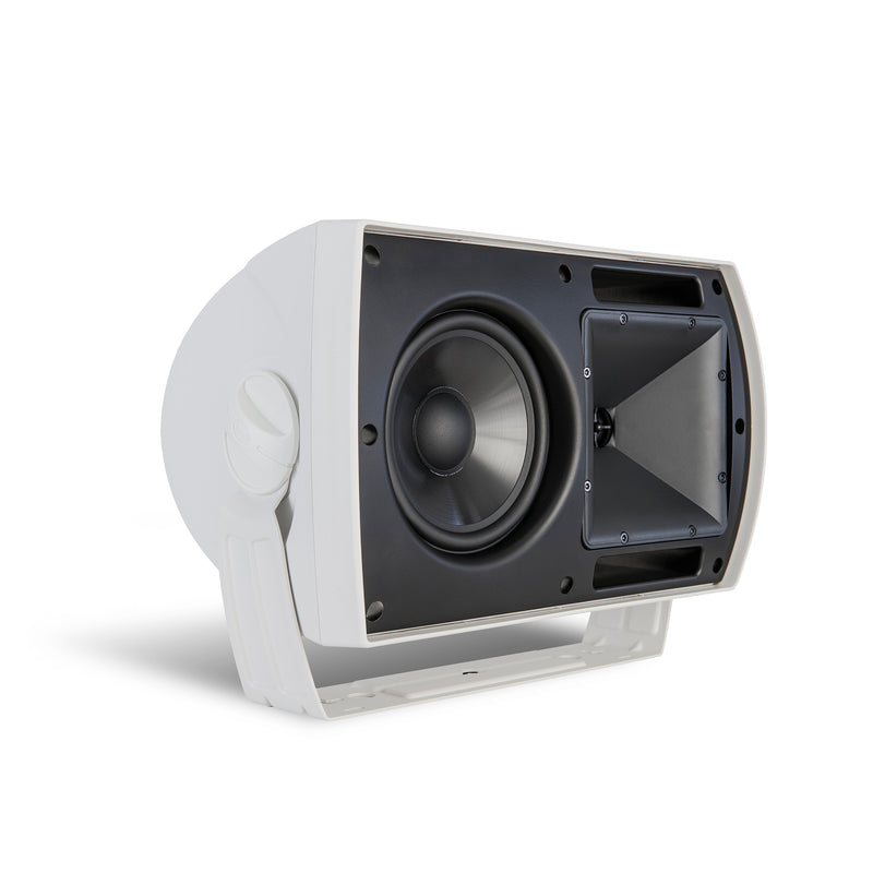 Klipsch CA-650T 6.5" Commercial Indoor/Outdoor 70V/100V 8-Ohm Weather-Resistant Surface Mount Speaker - White (pair)