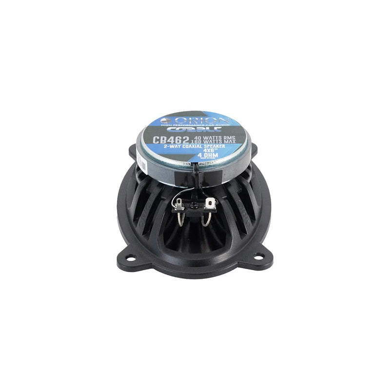 Orion Cobalt Series CB462 4"x 6” 2-Way 160W 4 Ohms Full Range Coaxial Car Speakers (Pair)