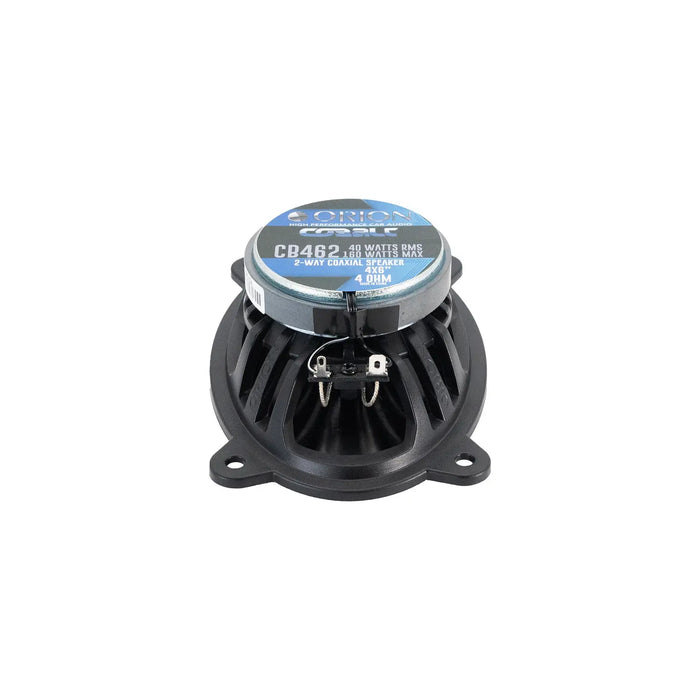 Orion Cobalt Series CB462 4"x 6” 2-Way 160W 4 Ohms Full Range Coaxial Car Speakers (Pair)