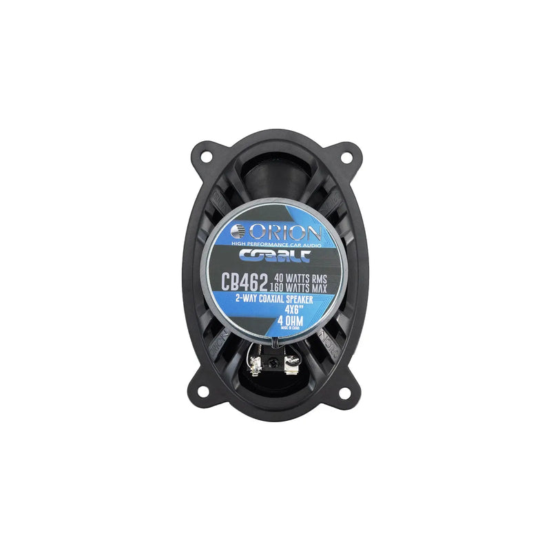 Orion Cobalt Series CB462 4"x 6” 2-Way 160W 4 Ohms Full Range Coaxial Car Speakers (Pair)