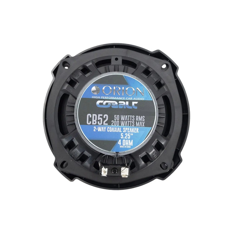 Orion CB52 Cobalt 5.25-inch Car Audio 2-Way 4 Ohms 200 Watts Coaxial Speakers - Pair