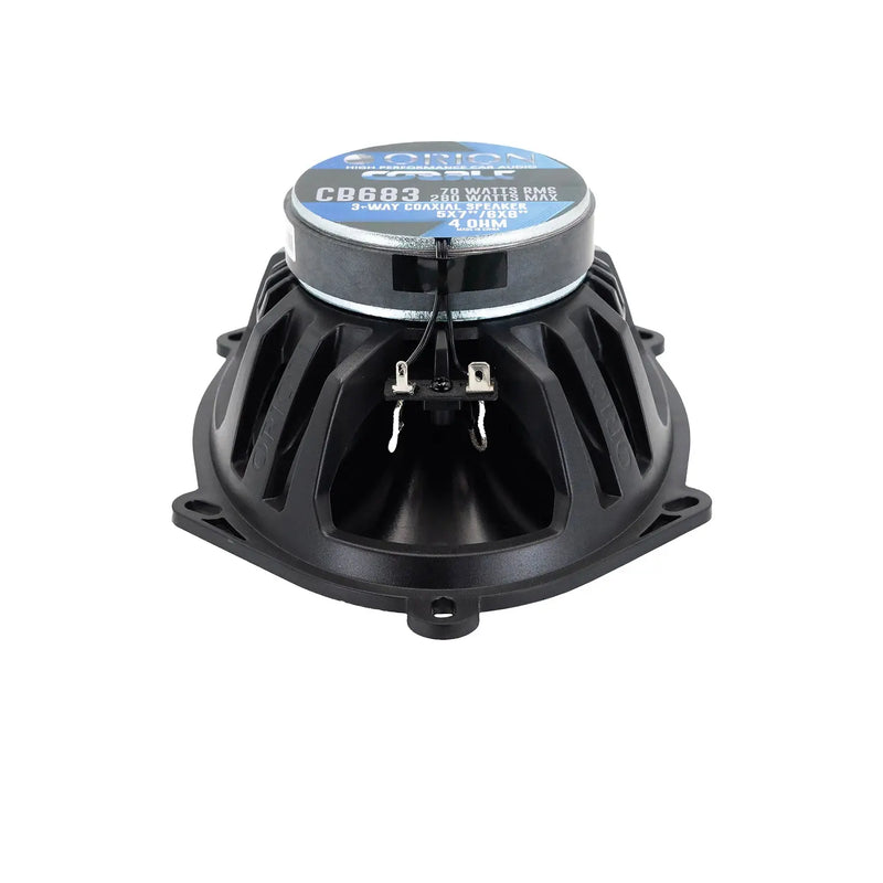Orion CB683 Cobalt Series 6 x 8 inch 4 ohms Car Audio 3-Way 280Watts Max Coaxial Speakers (Pair)