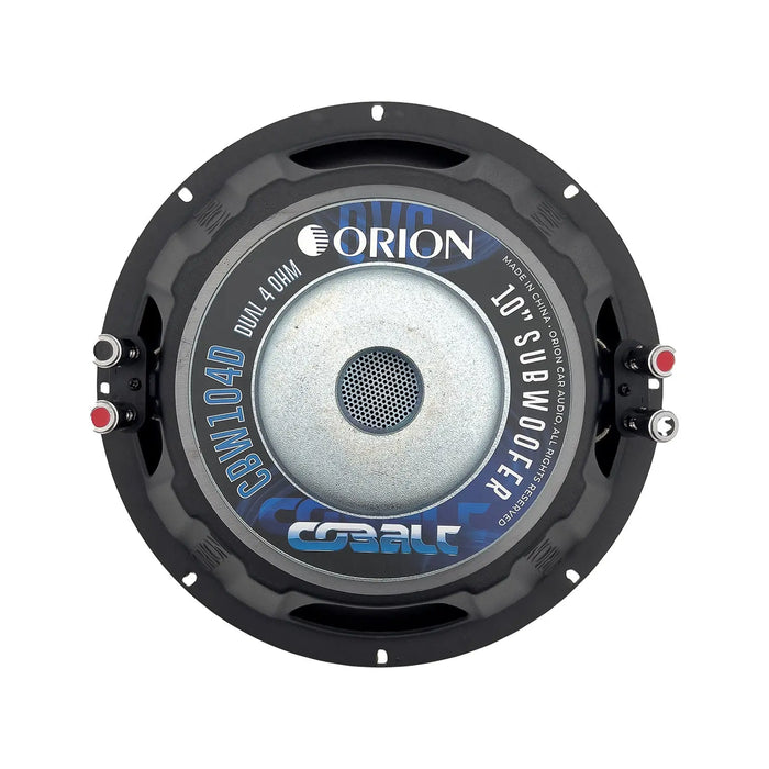 Orion CBW104D Cobalt Series 10" Dual Voice Coil 4 Ohm 1200 Watts Max Car Subwoofer (Each)