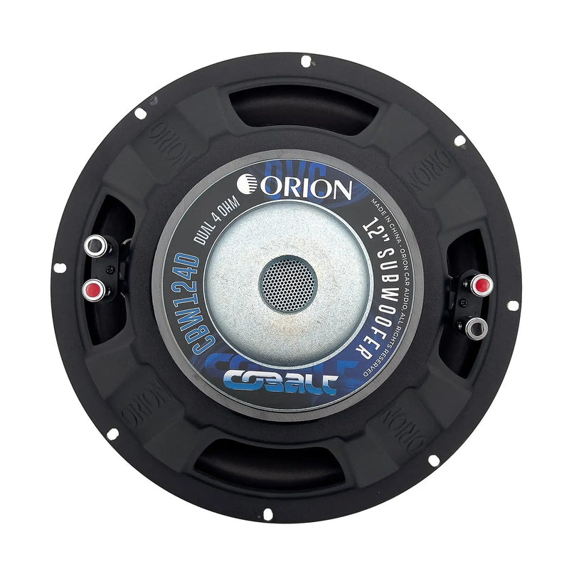 Orion CBW124D Cobalt Series 12" Dual Voice Coil 4 Ohm 1600 Watts Max Car Subwoofer (Each)