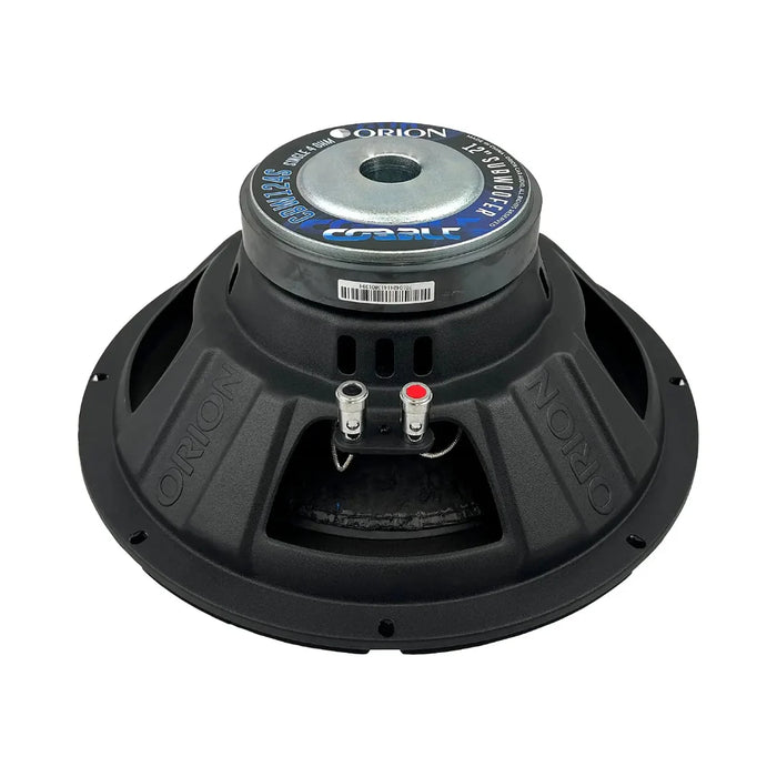 Orion CBW124S Cobalt Series Bass 12" Single Voice Coil 4 Ohm 1600 Watts Max Car Subwoofer (Each)