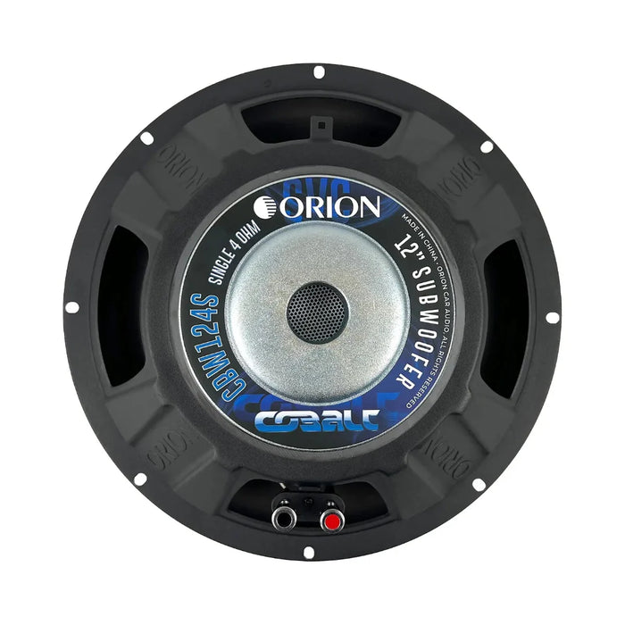 Orion CBW124S Cobalt Series Bass 12" Single Voice Coil 4 Ohm 1600 Watts Max Car Subwoofer (Each)