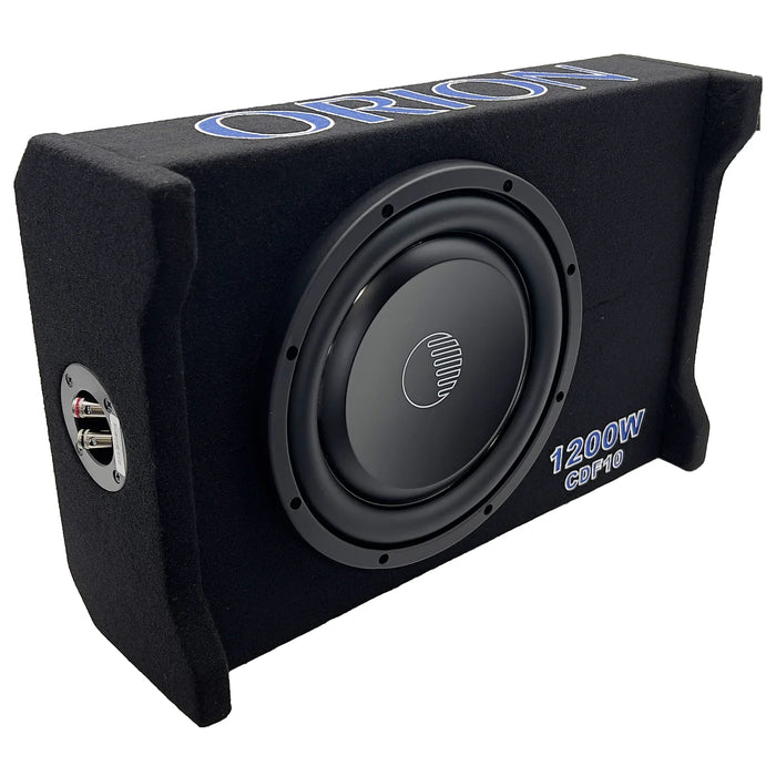 Orion CDF10 Cobalt 1200W 4 Ohms 10-Inch Passive Down-Firing Subwoofer Enclosure
