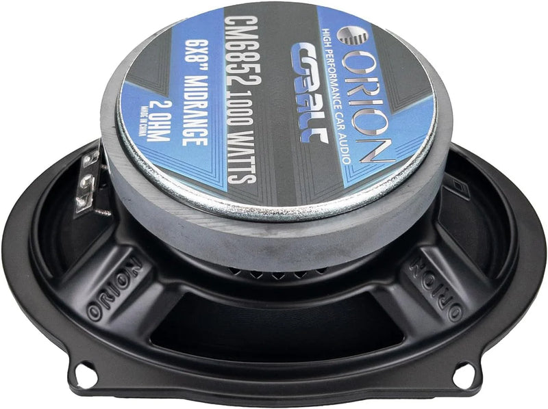 Orion CM6852 Pro Audio Cobalt 5x7/6x8" Midrange Bullet Speakers 1000 Watts Max Power 2 Ohm Car Audio (Pair)