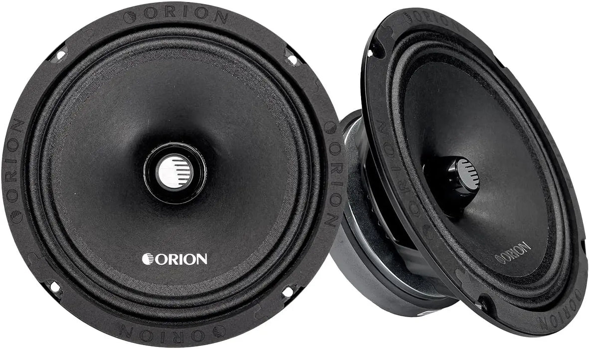 Orion CM854 Pro Audio Cobalt 8" Midrange Bullet Speakers 1200 Watts Max Power 4 Ohm Car Audio (Pair)