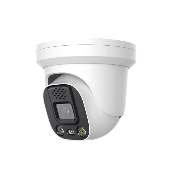 HI-D8LCKL28AD 8MP 2-Way IP Camera AI Turret IP67 Built in Mic and Speaker Motion/Human Detection