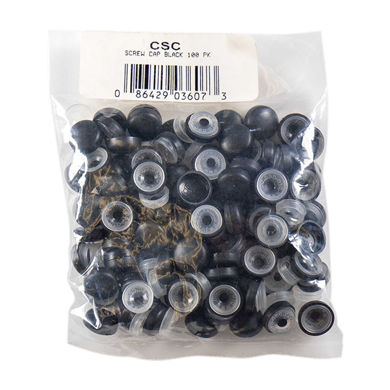 The Install Bay CSC High Quality Black Camouflage Screw Top (100/pack)