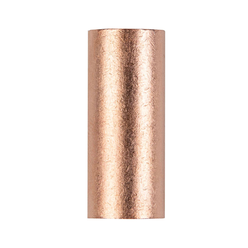 The Install Bay CUR1-0 Copper Uninsulated Butt Connector 1/0 Gauge Package of 10