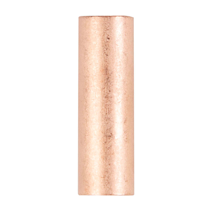 The Install Bay CUR4 Copper Uninsulated 4 Gauge Butt Connector (25/pk)