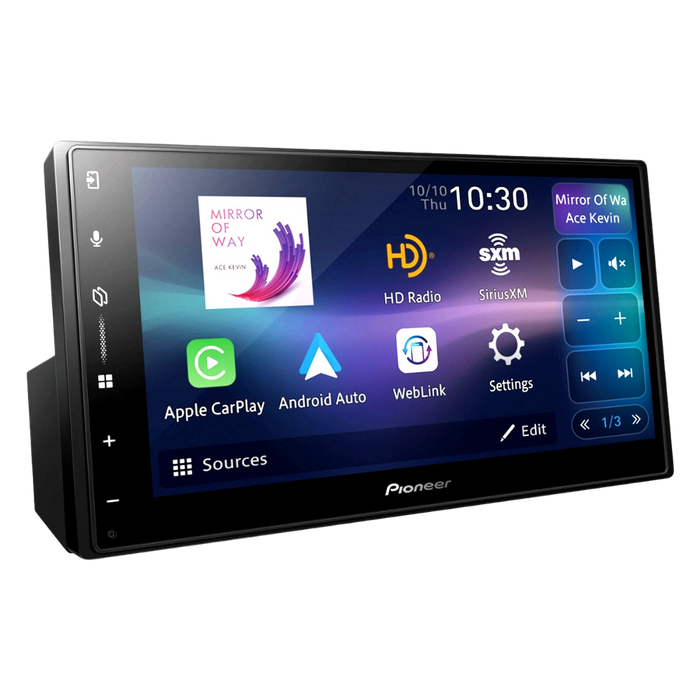 Pioneer DMH-W3000NEX 6.8" Touchscreen Multimedia Receiver with Apple CarPlay, Android Auto, Wifi & Bluetooth