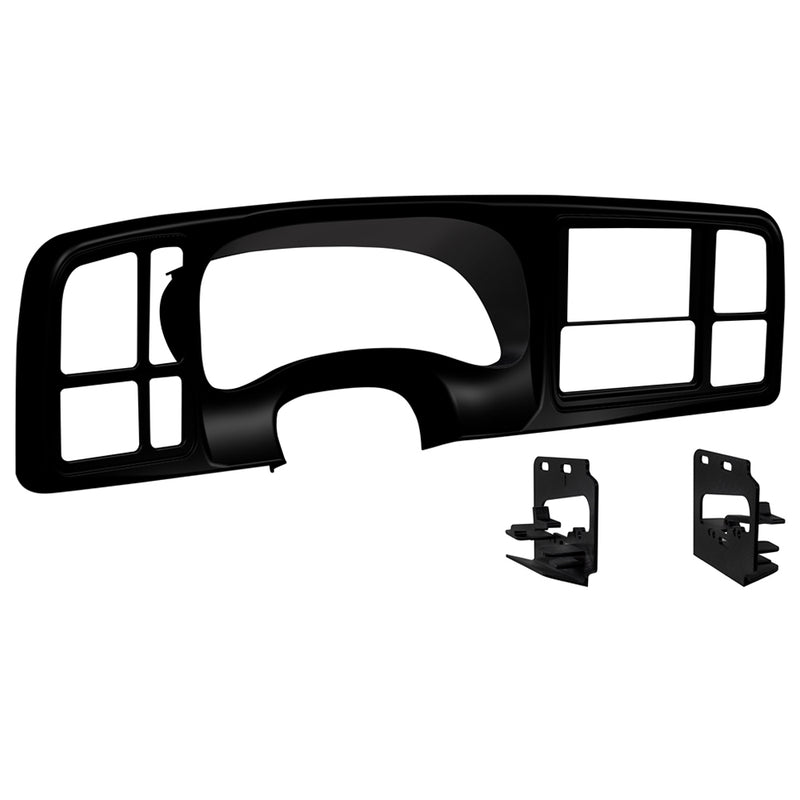 Metra DP-3002B Double DIN Car Stereo Radio Install Dash Kit for GM Full-Size Trucks and SUVs 1999-2002 - Matte Black