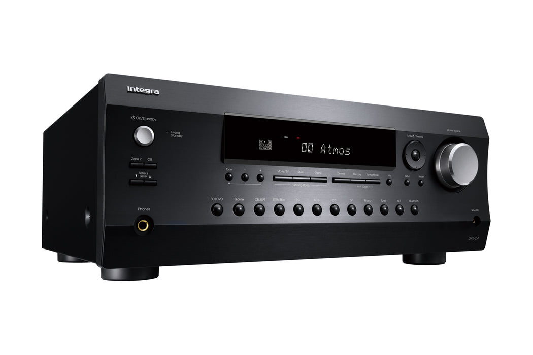 Integra DRX 2.4 8K 7.2-Channel Network AV Receiver with Dolby Atmos, Apple AirPlay, Wi-Fi and Bluetooth - Refurbished