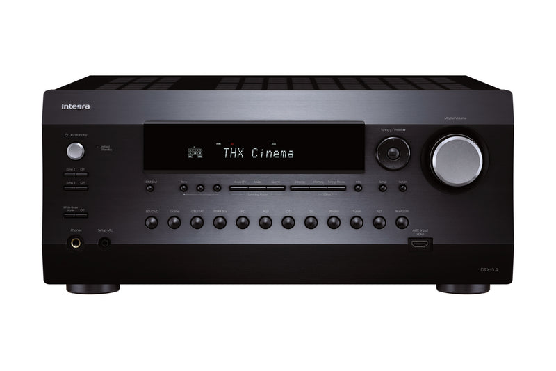 Integra DRX 5.4 9.2-Channel 8K Network Home Theater A/V Receiver and Integra CDC-3.4 Premium 6 Disc CD Carousel Changer Black - (Certified Refurbished)