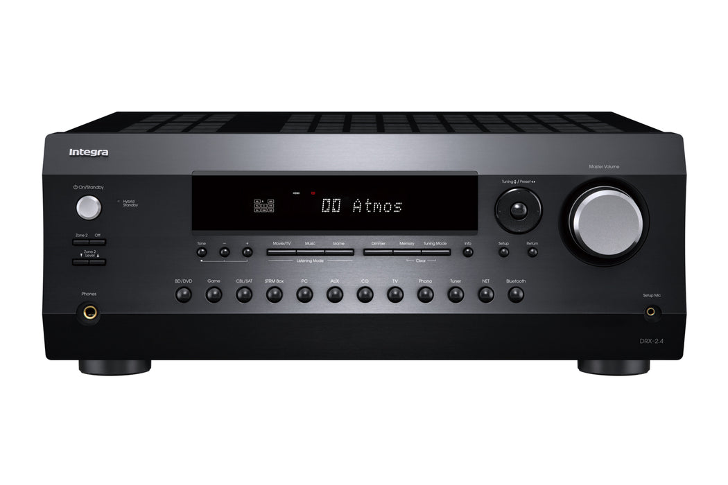 Integra DRX 2.4 8K 7.2-Channel Network AV Receiver with Dolby Atmos, Apple AirPlay, Wi-Fi and Bluetooth - Refurbished