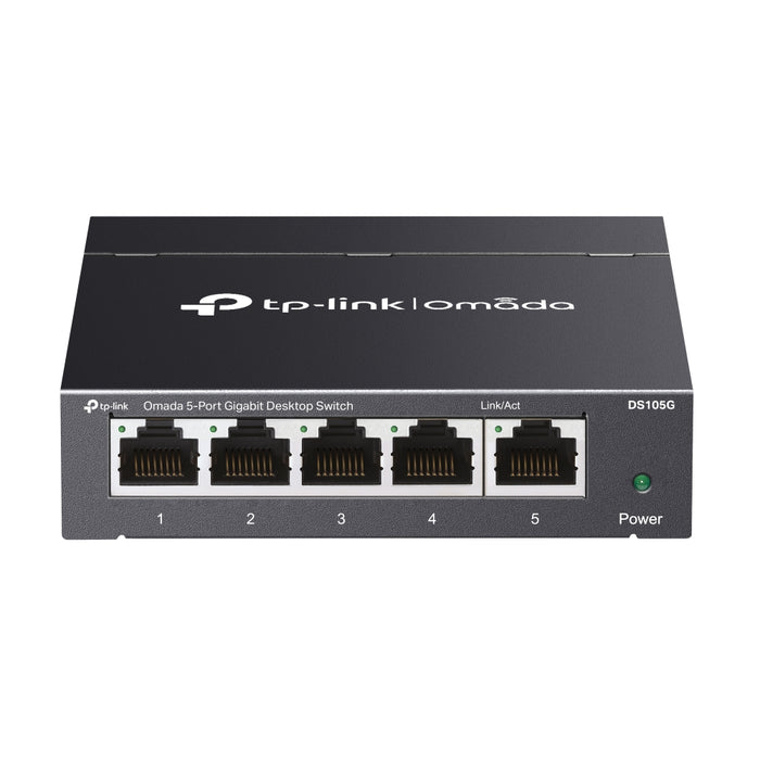 TP-Link Omada DS105G 5-Port Gigabit Unmanaged Desktop Switch RJ45 Ports Plug and Play