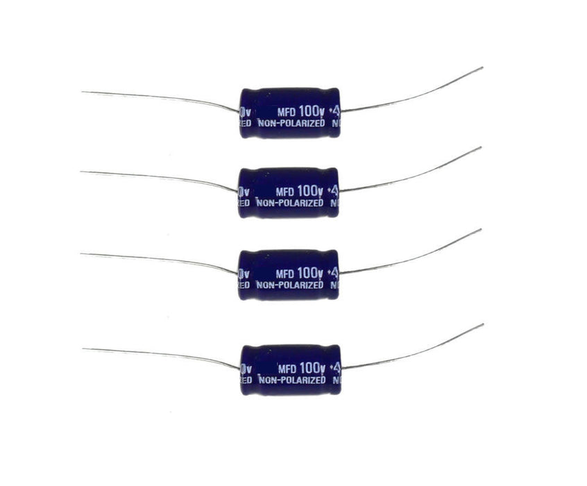 Install Bay CAP2 Non-Polarized Electrolytic Capacitor 100 uF 100V - 4PCS