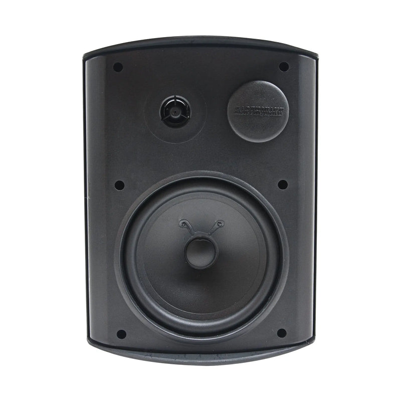 Earthquake Sound AWS-602B 6" Indoor Outdoor Speakers and Yamaha R-S202 2-Channel Stereo Receiver