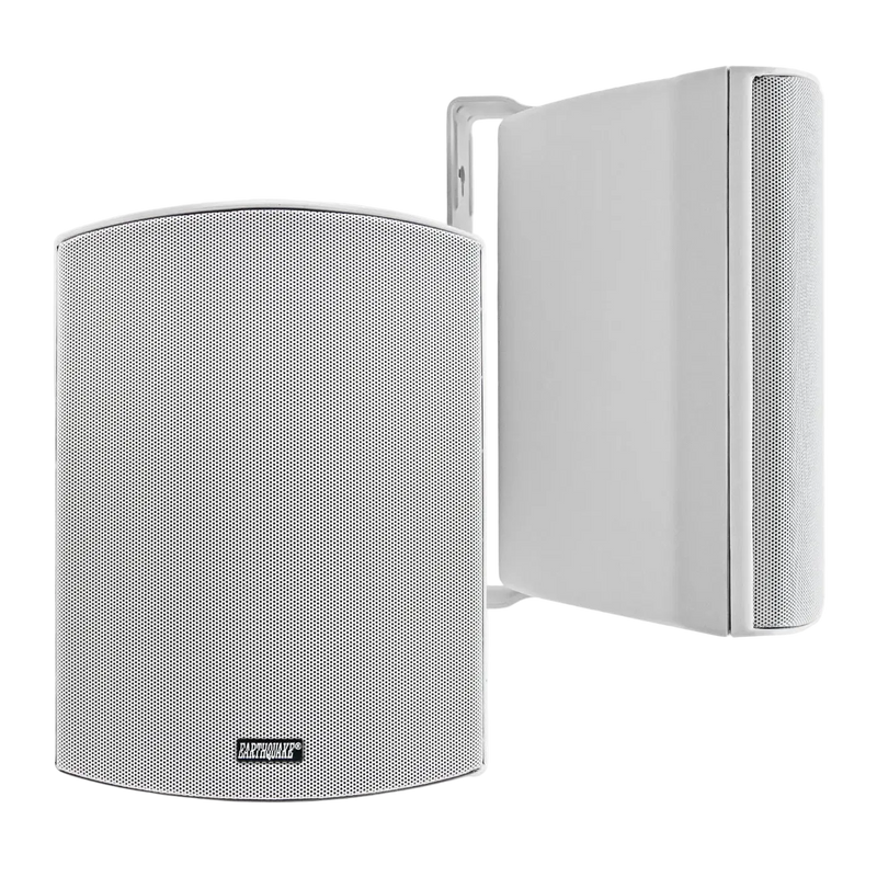 Earthquake Sound AWS-602W All-Weather Indoor Outdoor Speaker Matte White - Pair