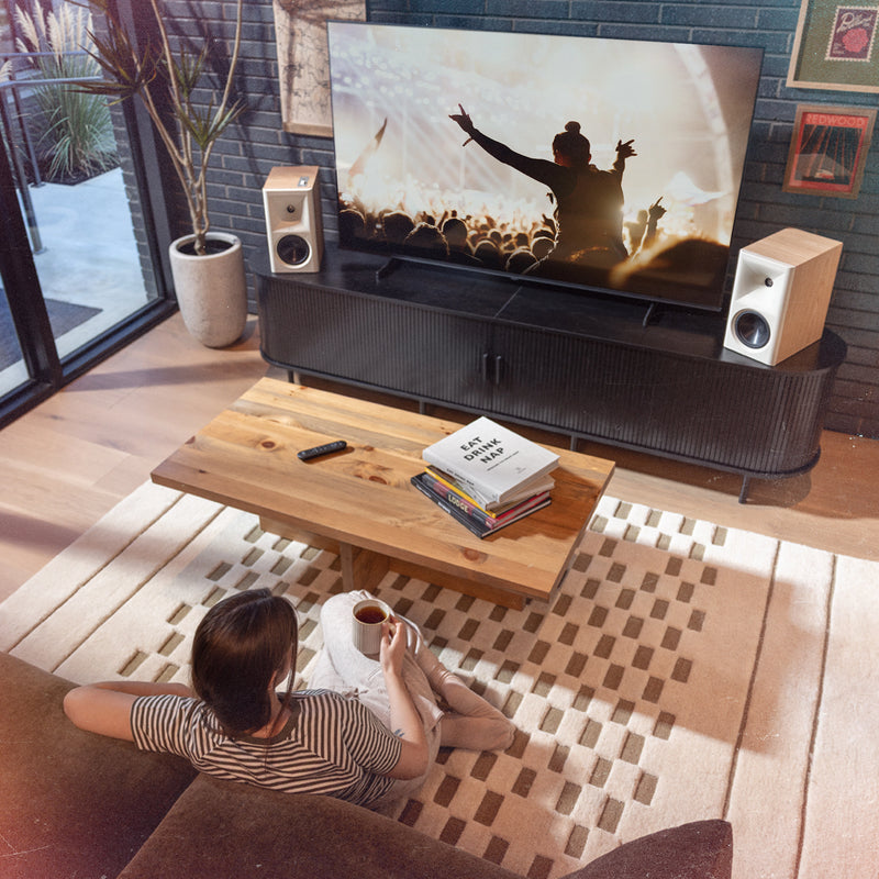 Klipsch The Fives II Dolby Atmos 5.25" Powered Monitor Speakers with WiFi and Bluetooth - Ebony (Pair)