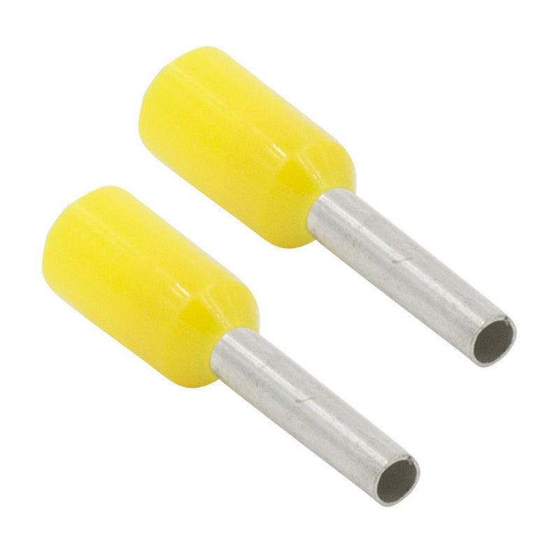 Install Bay FVYL18 Yellow Nylon Insulation 18 GA Ferrules - Package of 100