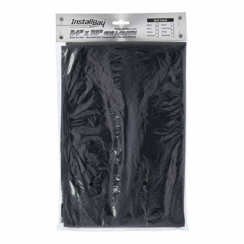 Install Bay GCBLK Speaker Grille Cloth Black 54in X 36in