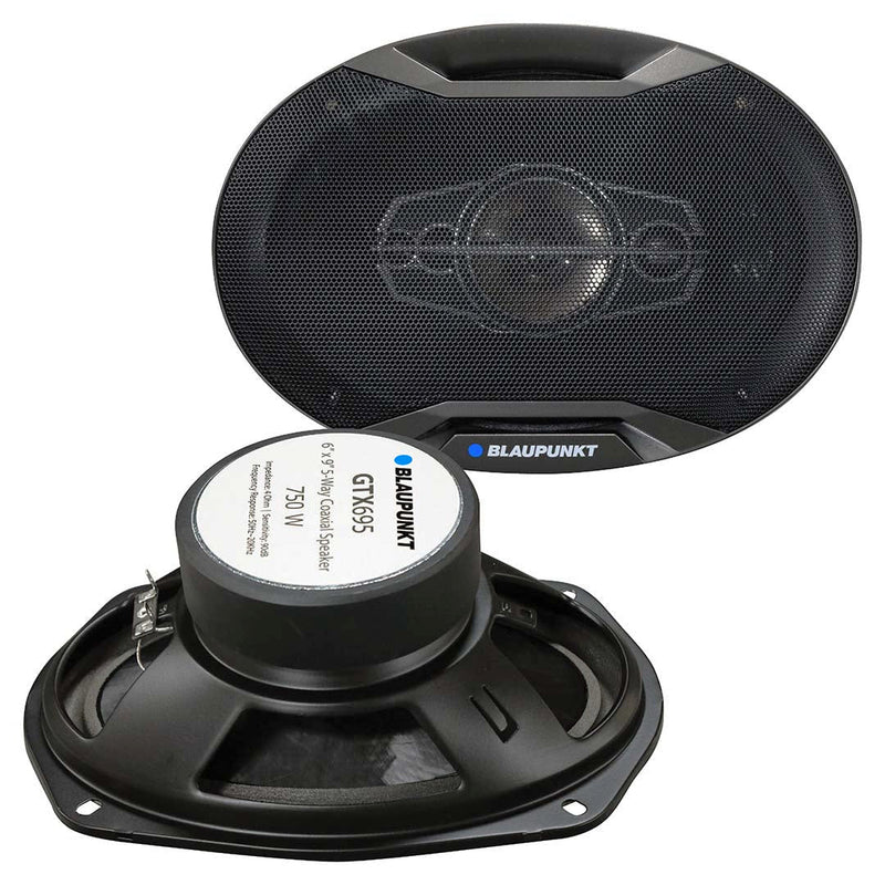 Blaupunkt GTX695 GTX Series 6" x 9" 750 Watt Max 5-Way Coaxial Speakers (pair)