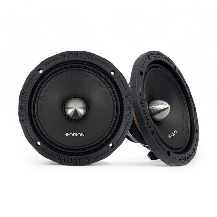 Orion HCCA62N HCCA Pro Audio 6.5" Neodymium Midrange Speakers 1400 Watts Max 2 Ohm Car Audio (Pair)