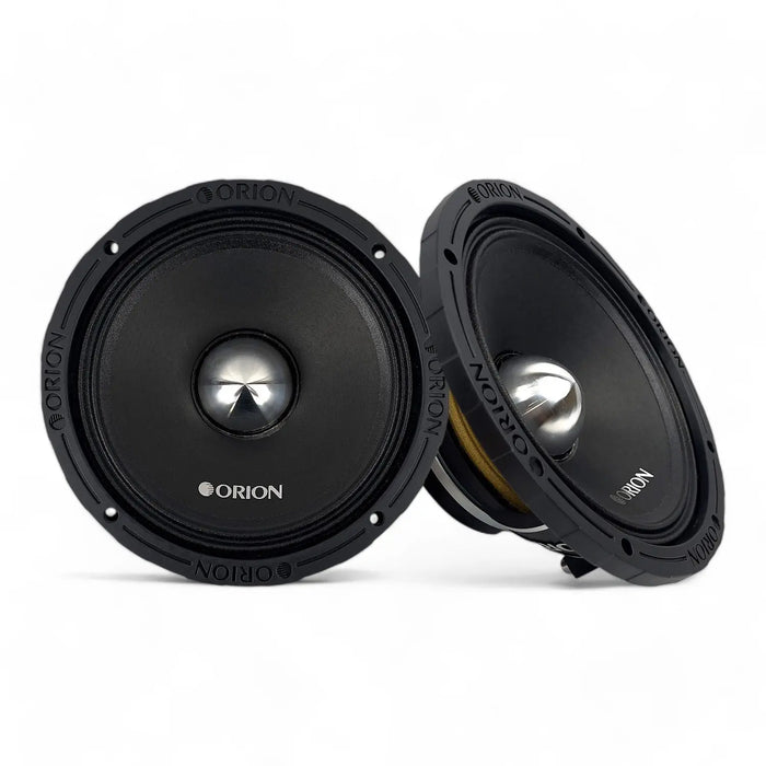 Orion HCCA84N HCCA Pro Audio 8" Neodymium Midrange Speakers 2000 Watts Max 4 Ohm Car Audio (Pair)