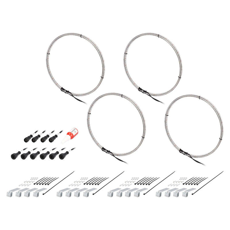 Heise HE-RGBW1-W14 14" LED Wheel Light Set IP68 For RGBW-CB1 and HE-RGBW-CB RGBW Connect Controller with Remote