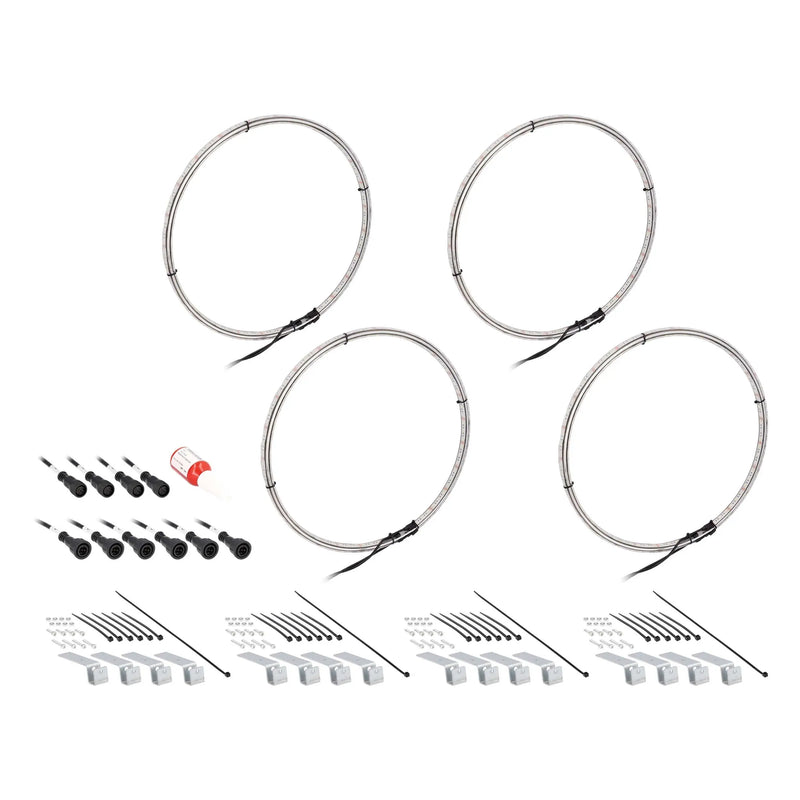 Heise HE-RGBW1-W155 15.5" LED Wheel Light Set IP68 For RGBW-CB1 and HE-RGBW-CB RGBW Connect Controller with Remote