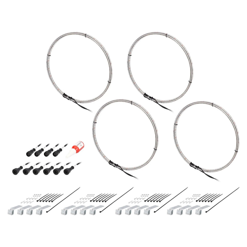 Heise HE-RGBW1-W155 15.5" LED Wheel Light Set IP68 For RGBW-CB1 and HE-RGBW-CB RGBW Connect Controller with Remote