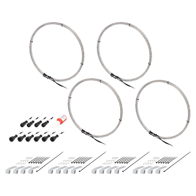 Heise HE-RGBW1-W17 17" LED Wheel Light Set IP68 For RGBW-CB1 and HE-RGBW-CB RGBW Connect Controller with Remote