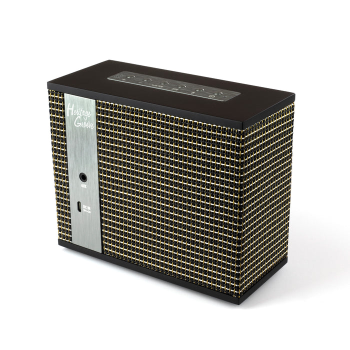 Klipsch Heritage Groove Portable Wireless Built-in Mic Bluetooth Powered Speaker (Matte Black)
