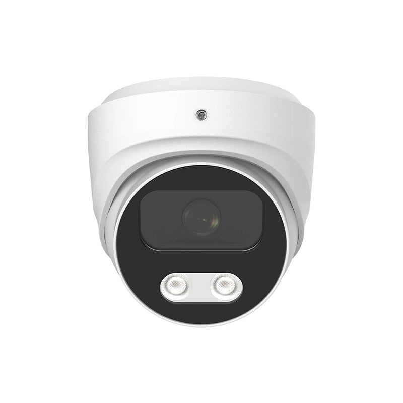 8MP Full Color 2.8mm Fixed Lens Hybrid Smart IP Network Turret Security Camera built-in Mic