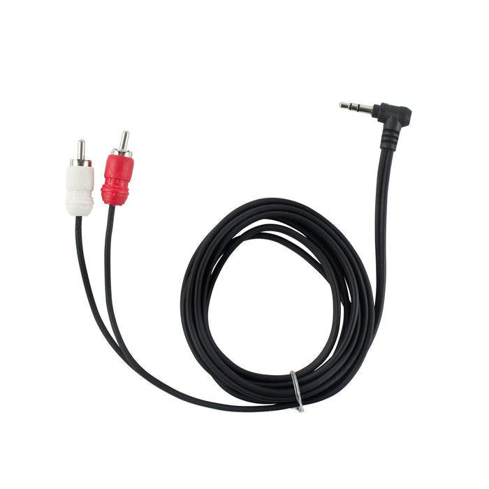 The Install Bay IB3.5RCA AUX 3.5mm Male Stereo to RCA 6' Cable (10/pk)