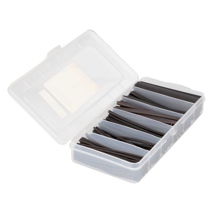The Install Bay IBHST160B Heat Shrink Tubing Kit 160 Pc 4in 2:1 Assorted Black