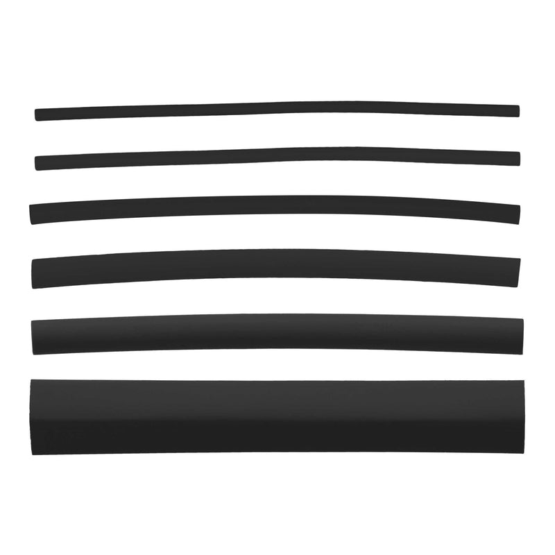 The Install Bay IBHST160B Heat Shrink Tubing Kit 160 Pc 4in 2:1 Assorted Black