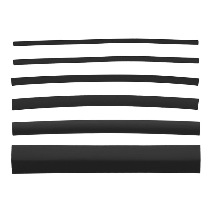 The Install Bay IBHST160B Heat Shrink Tubing Kit 160 Pc 4in 2:1 Assorted Black