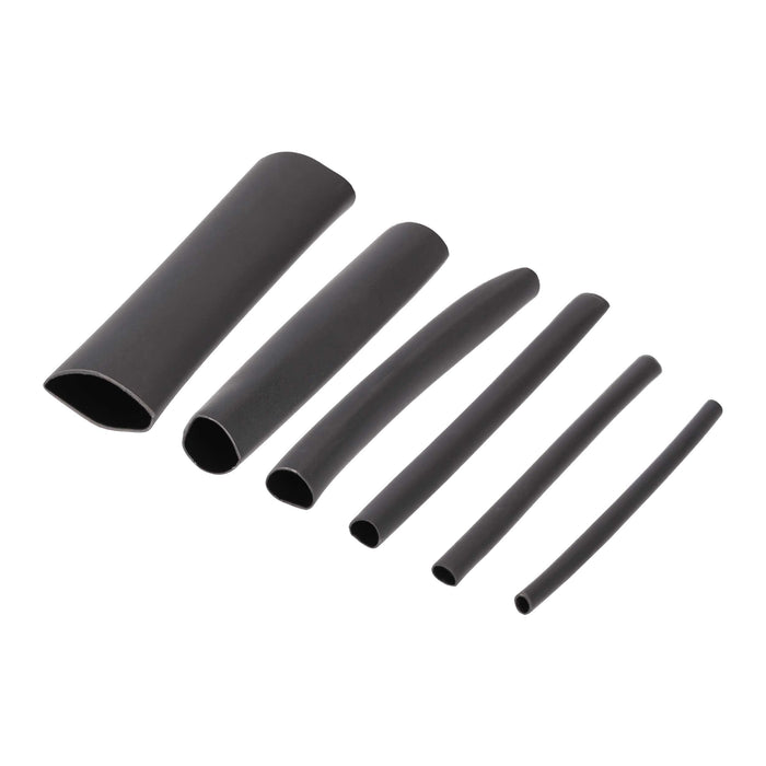 IBHST62AB 62 Pc Dual Wall Heat Shrink Kit - 4in Assorted 3:1 Black