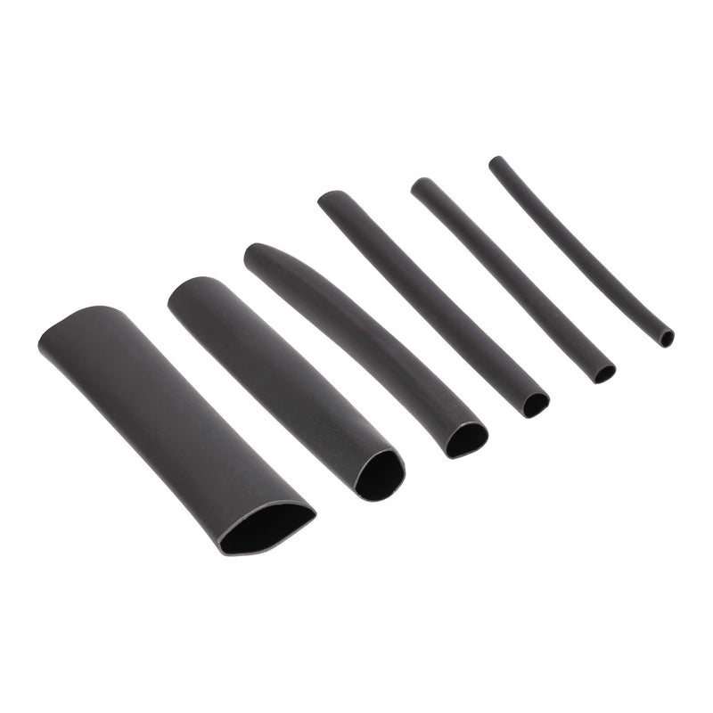IBHST62AB 62 Pc Dual Wall Heat Shrink Kit - 4in Assorted 3:1 Black