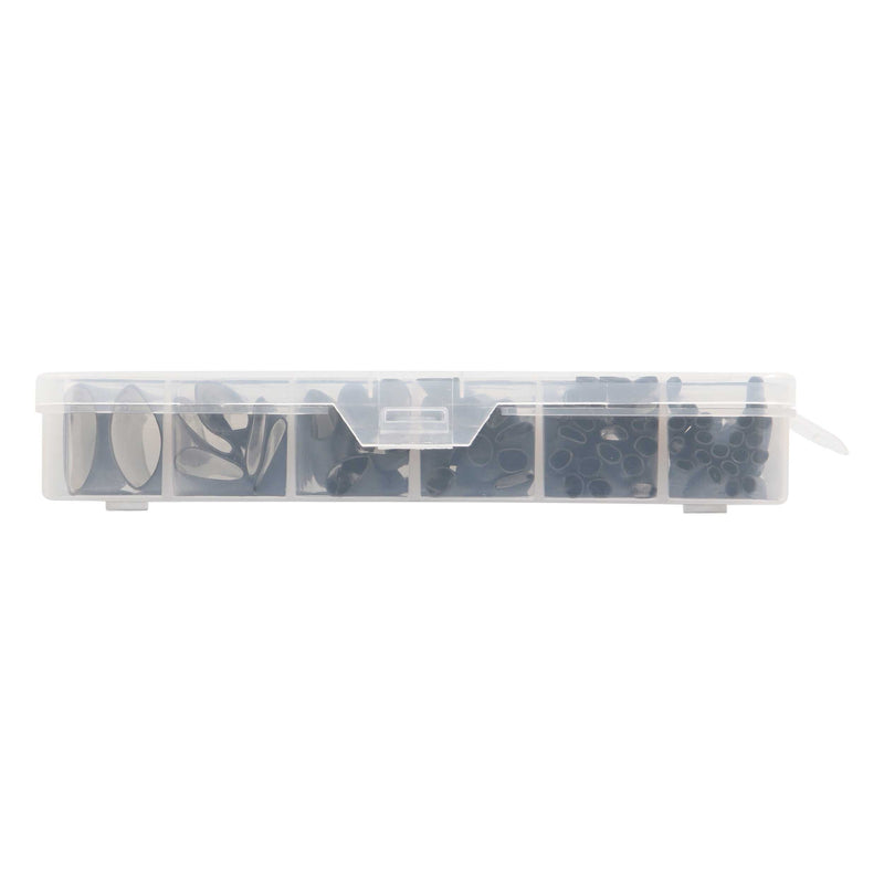 IBHST62AB 62 Pc Dual Wall Heat Shrink Kit - 4in Assorted 3:1 Black