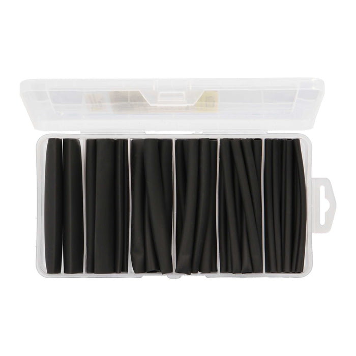 IBHST62AB 62 Pc Dual Wall Heat Shrink Kit - 4in Assorted 3:1 Black