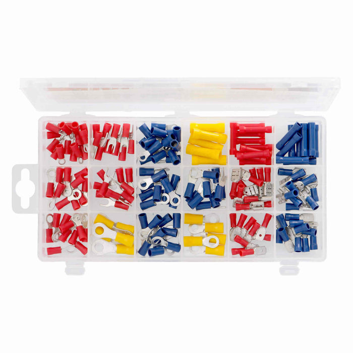 The Install Bay IBK-175 Automotive Car Audio Connector Assorted Terminal Kit 175 Piece