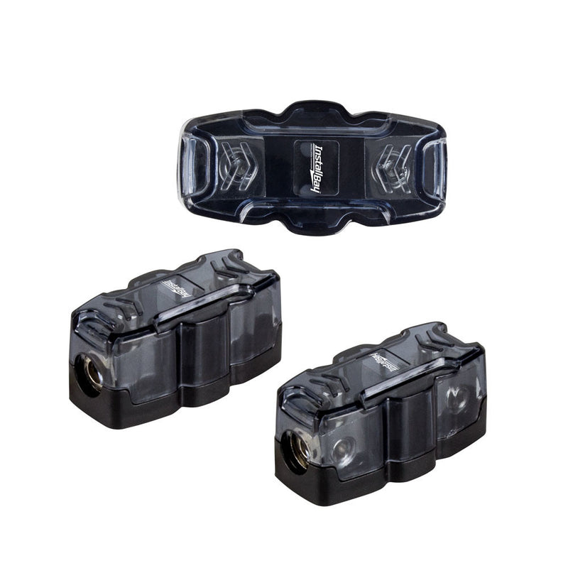 The Install Bay IBR51 Mini ANL Fuse Holder Nickel Retail Pack for Compact Fuse Protection